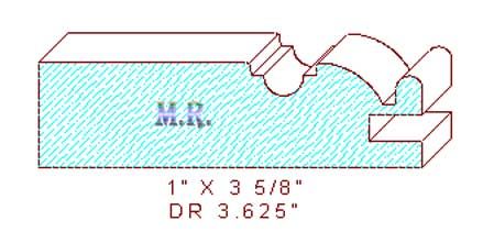 Cabinet Door Moulding 3-5/8"