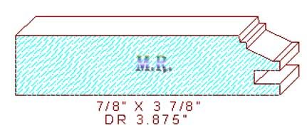 Cabinet Door Moulding 3-7/8"