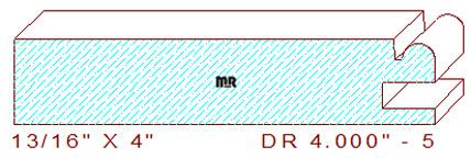 Cabinet Door Moulding 4" - 5