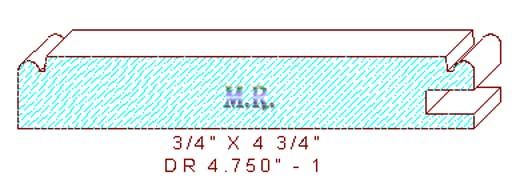 Cabinet Door Moulding 4-3/4" - 1