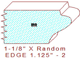 Edge Moulding 1-1/8" - 2 Edge Moulding 1-1/8" - 2