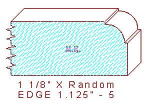 Edge Moulding 1-1/8" - 5