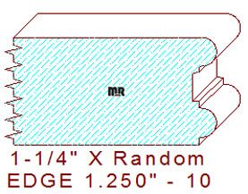 Edge Moulding 1-1/4" - 10 Edge Moulding 1-1/4" - 10