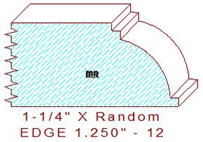 Edge Moulding 1-1/4" - 12