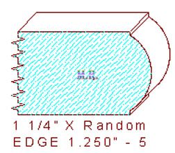 Edge Moulding 1-1/4" - 5 Edge Moulding 1-1/4" - 5