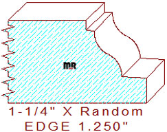 Edge Moulding 1-1/4" Edge Moulding 1-1/4"