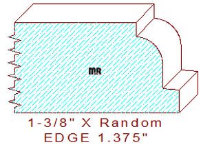 Edge Moulding 1-3/8" Edge Moulding 1-3/8"