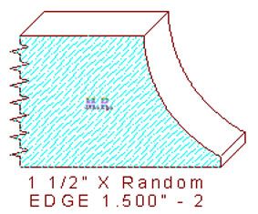 Edge Moulding 1-1/2" - 2