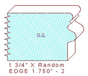 Edge Moulding 1-3/4" - 2 Edge Moulding 1-3/4" - 2