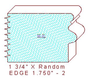 Edge Moulding 1-3/4" - 2