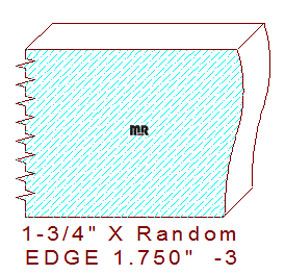 Edge Moulding 1-3/4" - 3