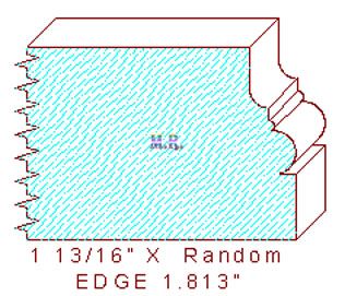 Edge Moulding 1-13/16" Edge Moulding 1-13/16"