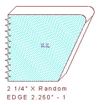 Edge Moulding 2-1/4" - 1 Edge Moulding 2-1/4" - 1