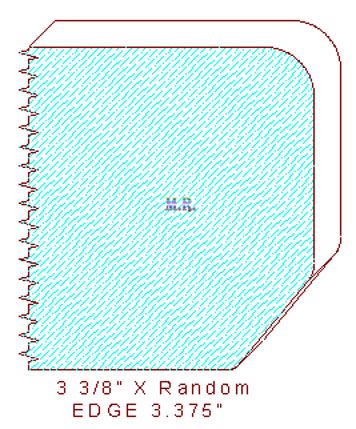 Edge Moulding 3-3/8" Edge Moulding 3-3/8"