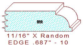 Edge 11/16" - 10 Edge 11/16" - 10