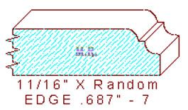 Edge 11/16" - 7 Edge 11/16" - 7