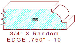 Edge 3/4" - 10 Edge 3/4" - 10