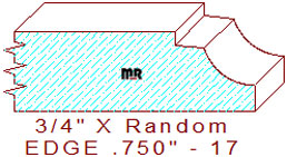 Edge Moulding 3/4" - 17 Edge Moulding 3/4" - 17