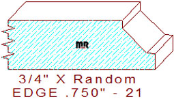 Edge Moulding 3/4" - 21 Edge Moulding 3/4" - 21