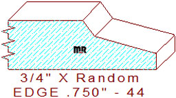 Edge Moulding 3/4" - 44 Edge Moulding 3/4" - 44