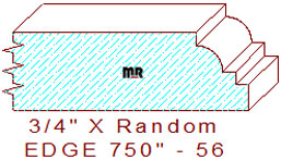 Edge Moulding 3/4" - 56 Edge Moulding 3/4" - 56