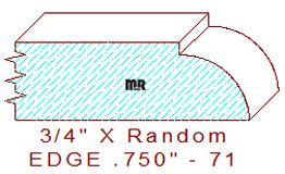 Edge Moulding 3/4" - 71