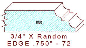 Edge 3/4" - 72