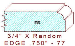 Edge Moulding 3/4" - 77 Edge Moulding 3/4" - 77