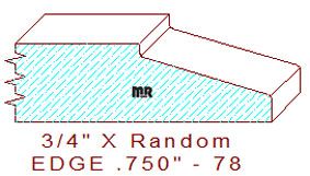 Edge Moulding 3/4" - 78