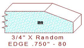 Edge Moulding 3/4" - 80 Edge Moulding 3/4" - 80