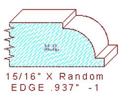 Edge Moulding 15/16" - 1