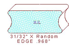 Edge Moulding 31/32" Edge Moulding 31/32"