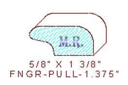 Finger Pull Moulding 1-3/8" Finger Pull Moulding 1-3/8"