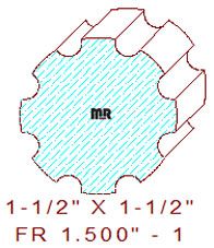 1-1/2" Full Round - 1 1-1/2" Full Round - 1