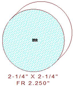 2-1/4" Full Round 2-1/4" Full Round
