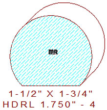 6040 Handrail 1-3/4" - 4