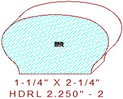 Handrail 2-1/4" - 2