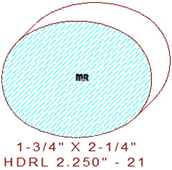 Handrail 2-1/4" - 21 Handrail 2-1/4" - 21