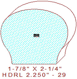 Handrail 2-1/4" - 29 Handrail 2-1/4" - 29