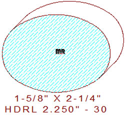 Handrail 2-1/4" - 30 Handrail 2-1/4" - 30