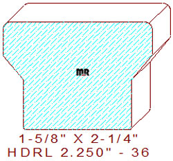 Handrail 2-1/4" - 36