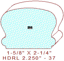 Handrail 2-1/4" - 37