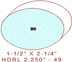 Handrail 2-1/4" - 49 Handrail 2-1/4" - 49