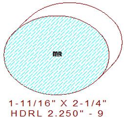 Handrail 2-1/4" - 9