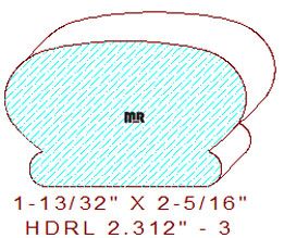 Handrail 2-5/16" - 3