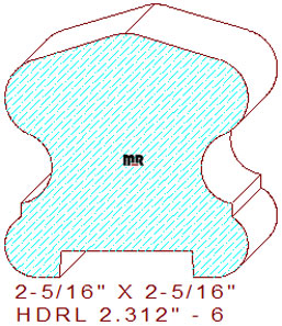Handrail 2-5/16" - 6 Handrail 2-5/16" - 6