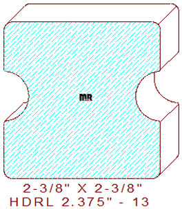 Handrail 2-3/8" - 13