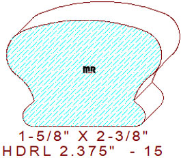 Handrail 2-3/8" - 15 