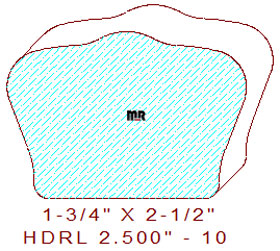 Handrail 2-1/2" - 10 Handrail 2-1/2" - 10