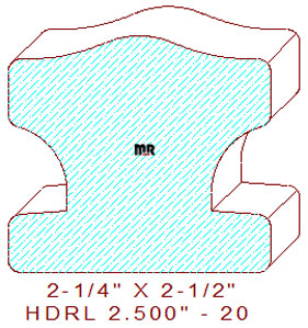 Handrail 2-1/2" - 20